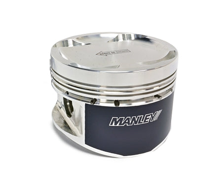 MANLEY 605005C-4 Piston Set (85.50 mm Bore, 1.375" CH, -12.00 CC) for MITSUBISHI 2.0L 4G63 Photo-0 