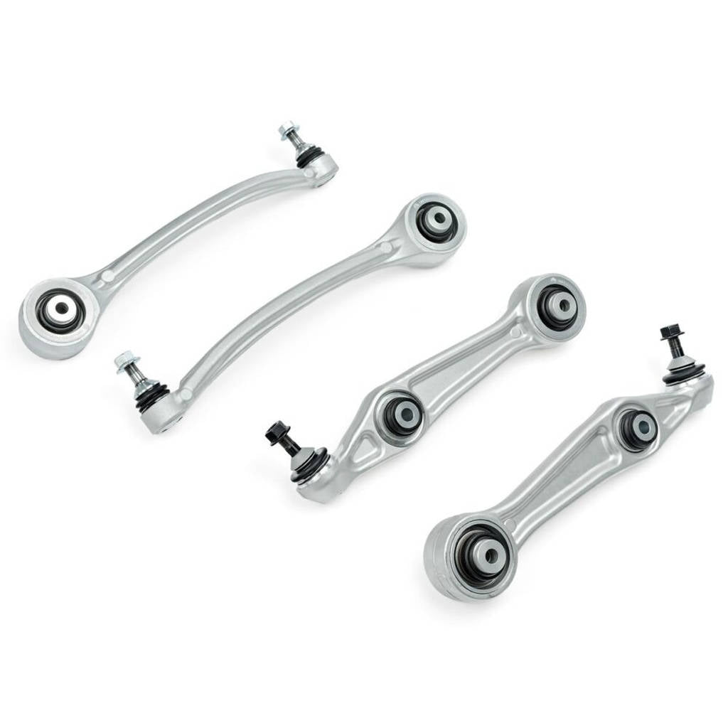 UNPLUGGED PERFORMANCE UP-MSMX-386-1.1 Front lower aft link control arms with spherical bushings left/right for TESLA Model S Plaid 2021+ Photo-0 