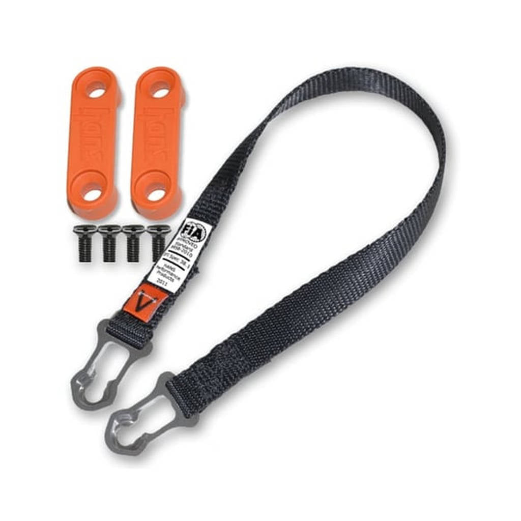SIMPSON TK14317XS Tether - PA Sliding, HANS III - Extra Short, 16 inch/40.5 cm Photo-0 