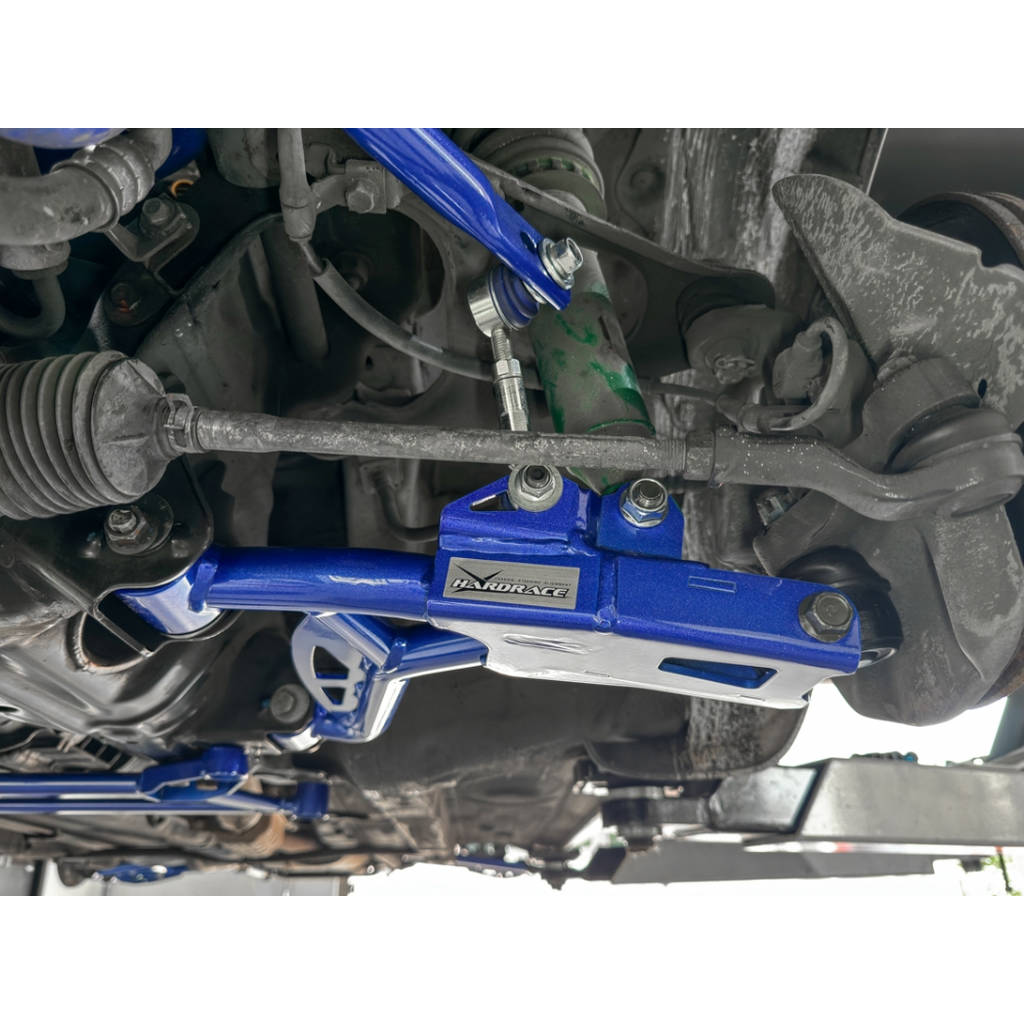 HARDRACE Q1252 Front tubular lower arm + stab. Link (harden rubber) - 2pcs / set for MAZDA Miata / MX-5 1998-2005 Photo-9 