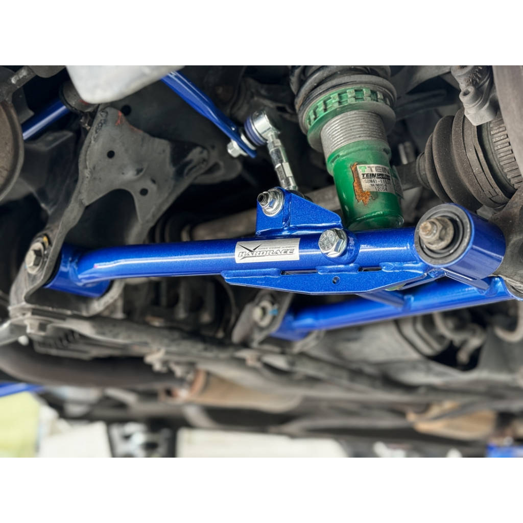 HARDRACE Q1253 Rear tubular lower arm + stab. Link (harden rubber) - 4pcs / set for MAZDA Miata / MX-5 1998-2005 Photo-8 