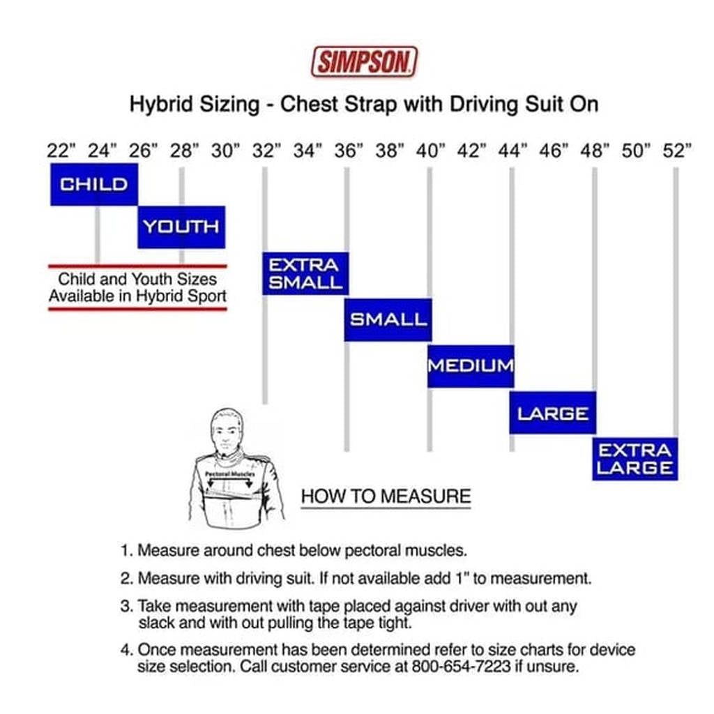 Simpson HYPL.LRG.11.PA.FIA Neck Restraint Hybrid ProLite LARGE Adjustable sliding tether Post anchor compatible Photo-3 