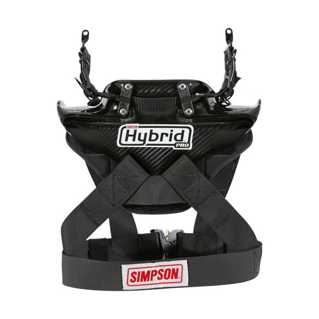 Simpson HYPL.XLG.11.M61.FIA Neck Restraint Hybrid ProLite X-LARGE Adjustable sliding tether w/ M61 Quick Helmet Anchors Photo-1 