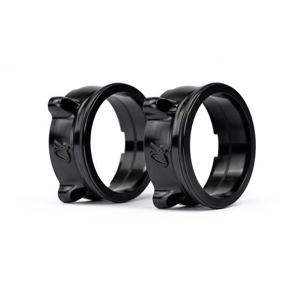 AMS ALP.37.08.0003-1 Throttle Body to QuickClamp Adapter Flange Set for LAMBORGHINI Huracan / AUDI R8 Photo-1 