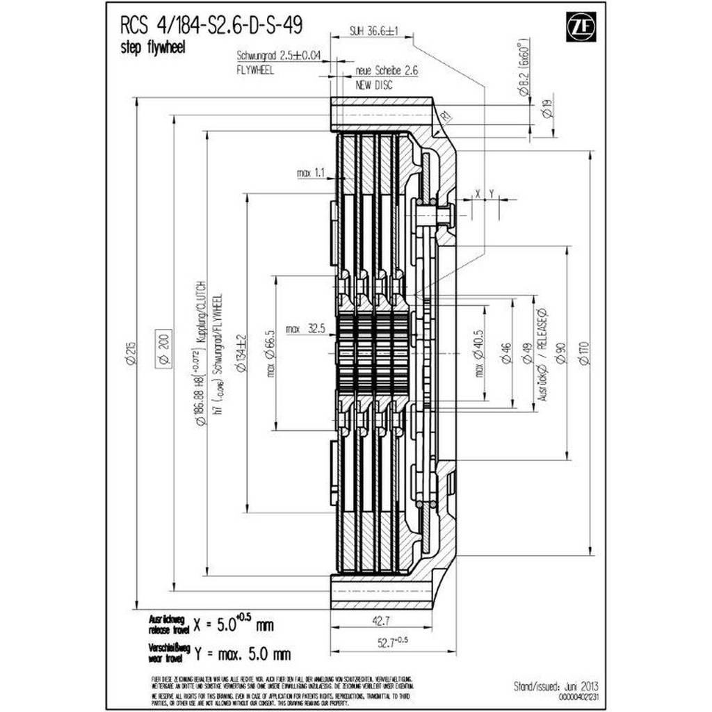 SACHS PERFORMANCE 003072000480 Clutch Housing RCS 184 Photo-1 