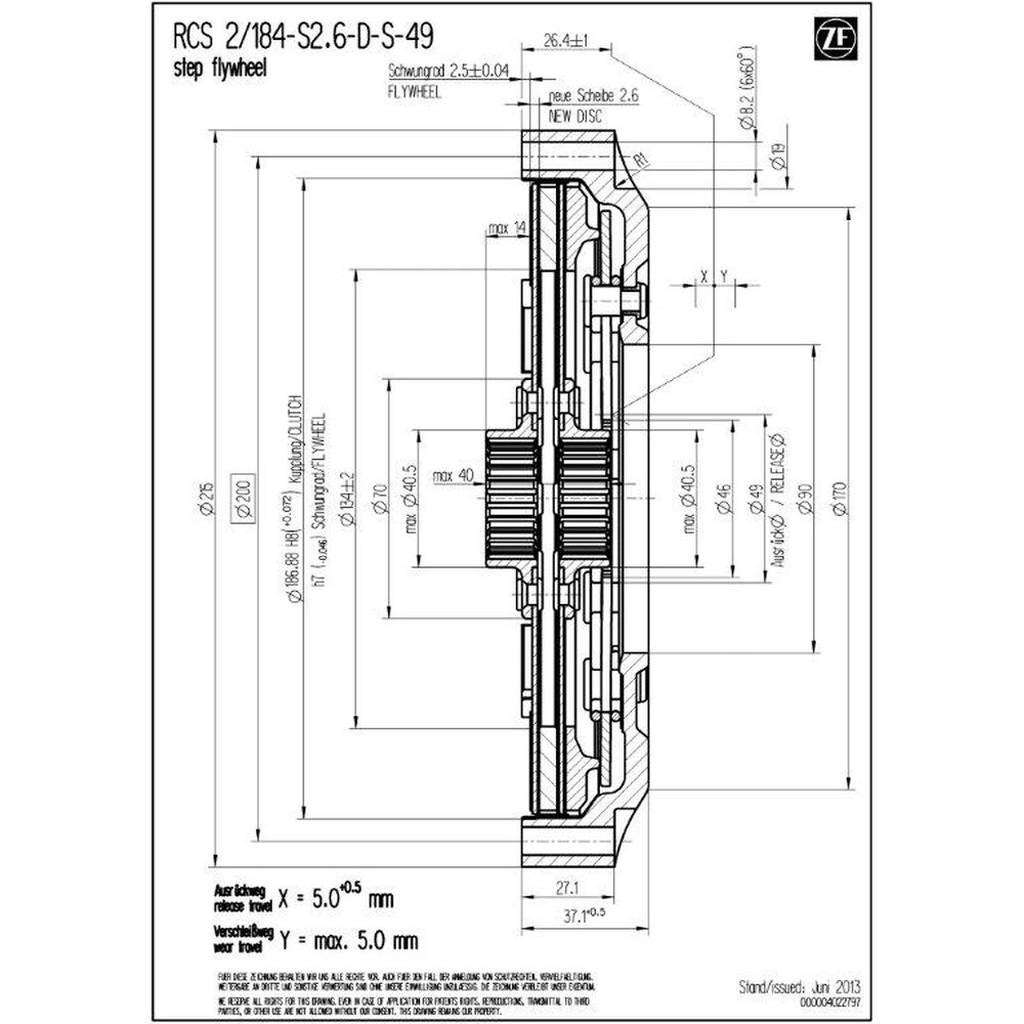 SACHS PERFORMANCE 003072000483 Clutch Housing RCS 184 Photo-1 