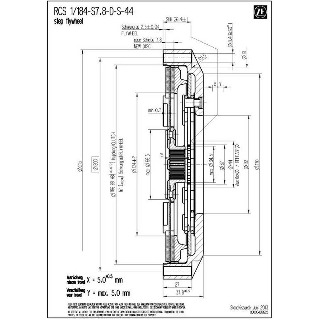 SACHS PERFORMANCE 003072000487 Clutch Housing RCS 184 Photo-2 