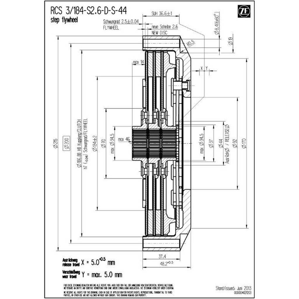 SACHS PERFORMANCE 003072000494 Clutch Housing RCS 184 Photo-1 