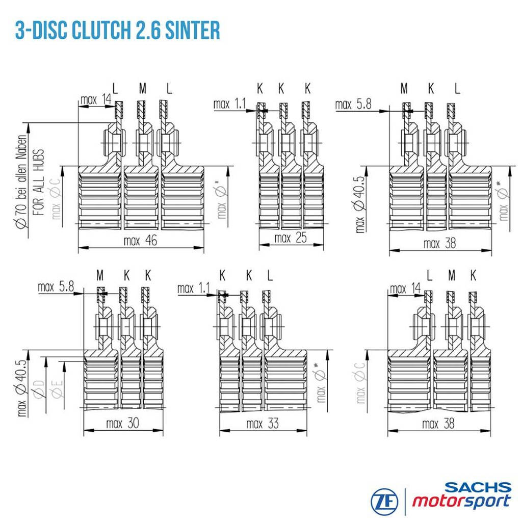 SACHS PERFORMANCE 881864003031 Clutch Disc RCS 200-S2.6 Photo-3 