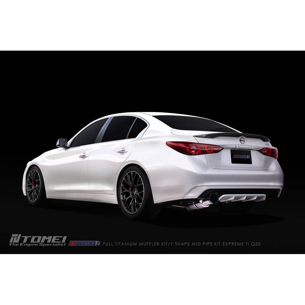 TOMEI TB6090-NS21A Muffler Kit EXPREME Ti (full titanium) for INFINITI Q50 Photo-2 