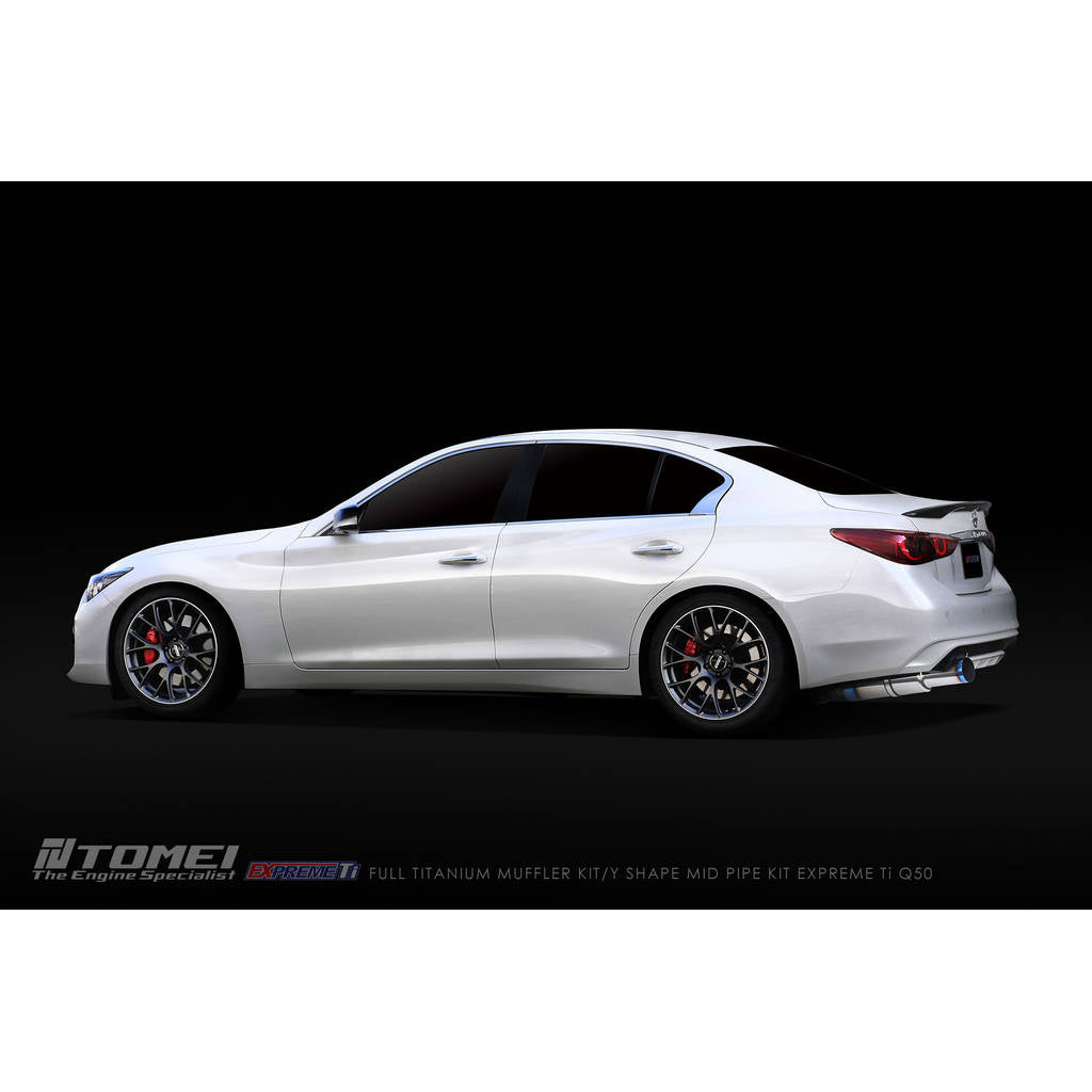 TOMEI TB6090-NS21A Muffler Kit EXPREME Ti (full titanium) for INFINITI Q50 Photo-3 