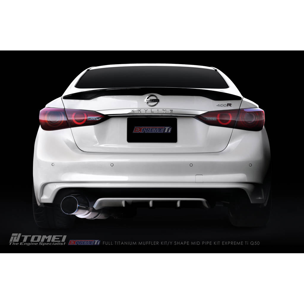 TOMEI TB6090-NS21A Muffler Kit EXPREME Ti (full titanium) for INFINITI Q50 Photo-4 