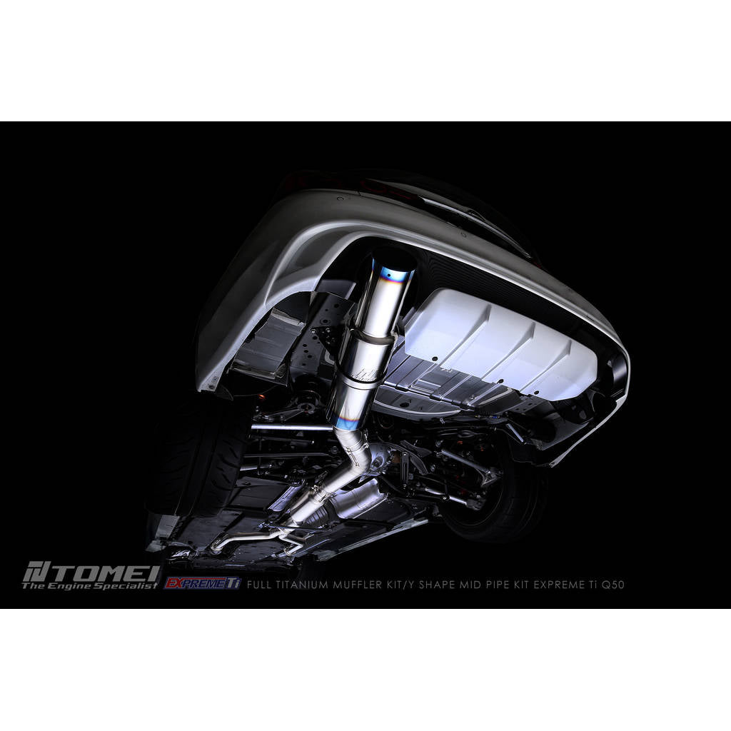 TOMEI TB6090-NS21A Muffler Kit EXPREME Ti (full titanium) for INFINITI Q50 Photo-6 