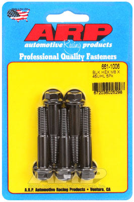 ARP 661-1006 Metric Thread Bolt Kit M8 x 1.25 x 45mm hex black oxide bolts Photo-0 