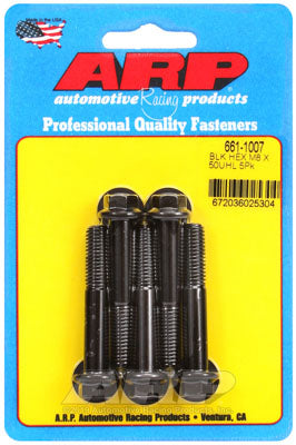 ARP 661-1007 Metric Thread Bolt Kit M8 x 1.25 x 50mm hex black oxide bolts Photo-0 