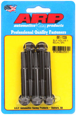 ARP 661-1009 Metric Thread Bolt Kit M8 x 1.25 x 60mm hex black oxide bolts Photo-0 