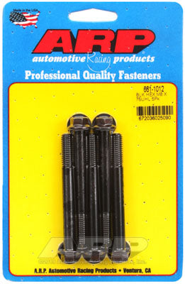 ARP 661-1012 Metric Thread Bolt Kit M8 x 1.25 x 75mm hex black oxide bolts Photo-0 