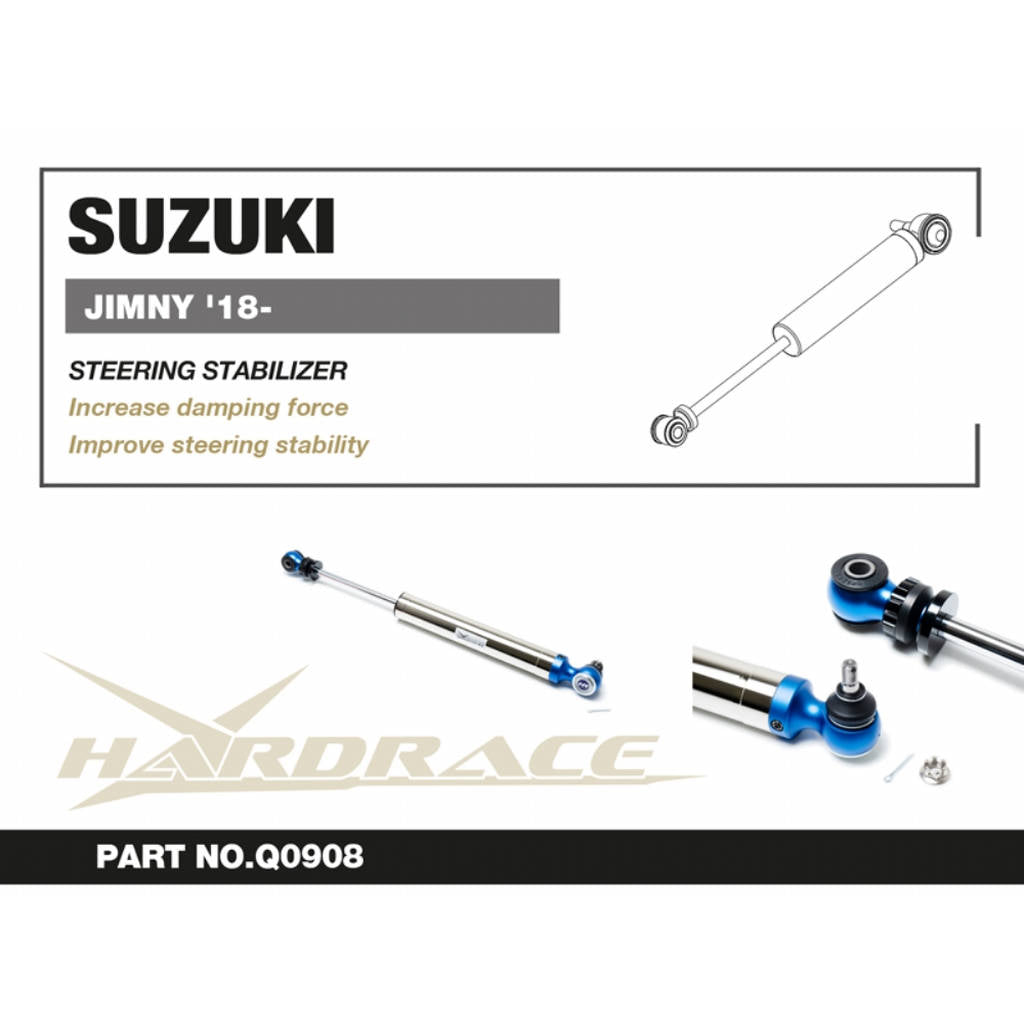 HARDRACE Q0908 Steering stabilizer - 1 Pcs/Set for SUZUKI Jimny 2018+ Photo-2 
