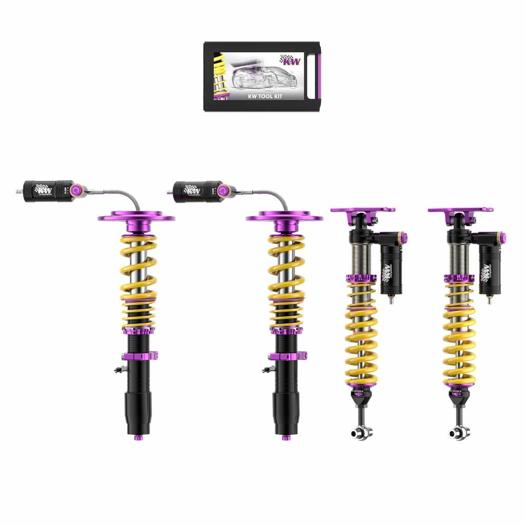 KW 39720338 Coilover Kit V4 RACING for BMW M2 (F87) / M3 (F80) / M4 (F82) Photo-0 