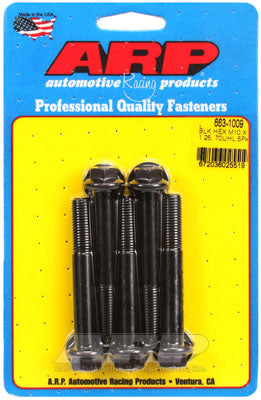 ARP 663-1009 Metric Thread Bolt Kit M10 x 1.25 x 70 hex black oxide bolts Photo-0 