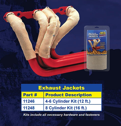 THERMO-TEC 11246 High Velocity Exhaust Jackets 4 cyl. Photo-0 