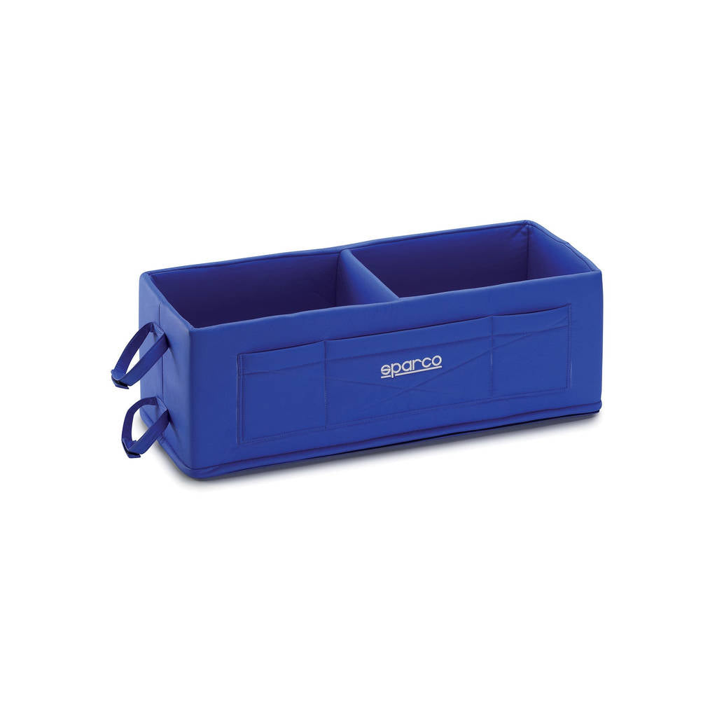 SPARCO 01662A the Box/organizer for helmets with side pockets, blue Photo-0 