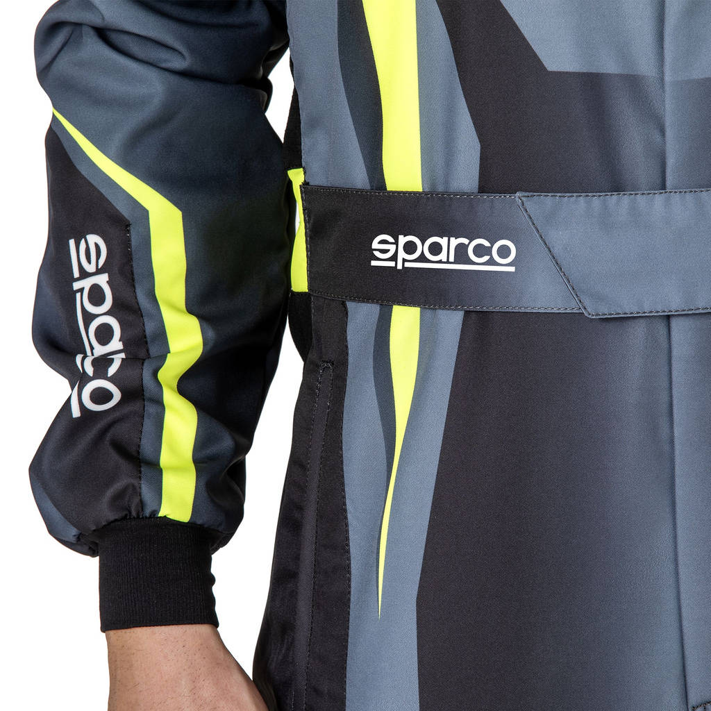 SPARCO 002310130NRGF Kart suit K46 Prime K Black/Yellow fluo 130 Photo-3 