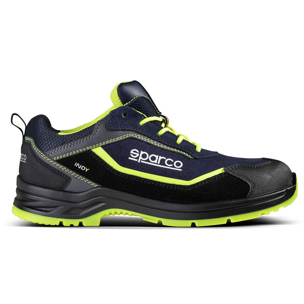SPARCO 0753739BMGF Shoes Indy Baltimora S3 ESD blue marine/yellow fluo 39 Photo-2 