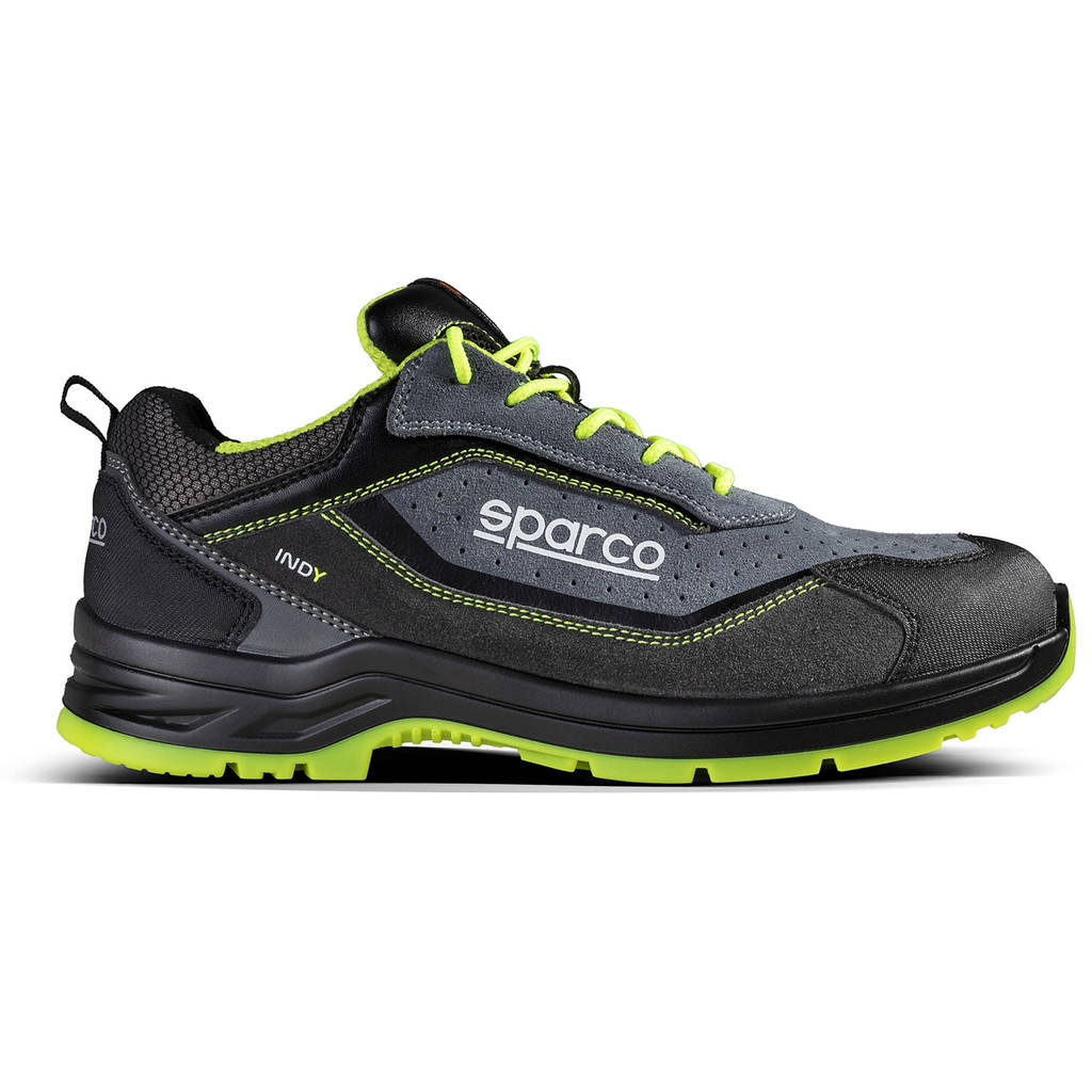 SPARCO 0753835GSGF Shoes Indy Texas S1P ESD grey / yellow fluo 35 Photo-1 