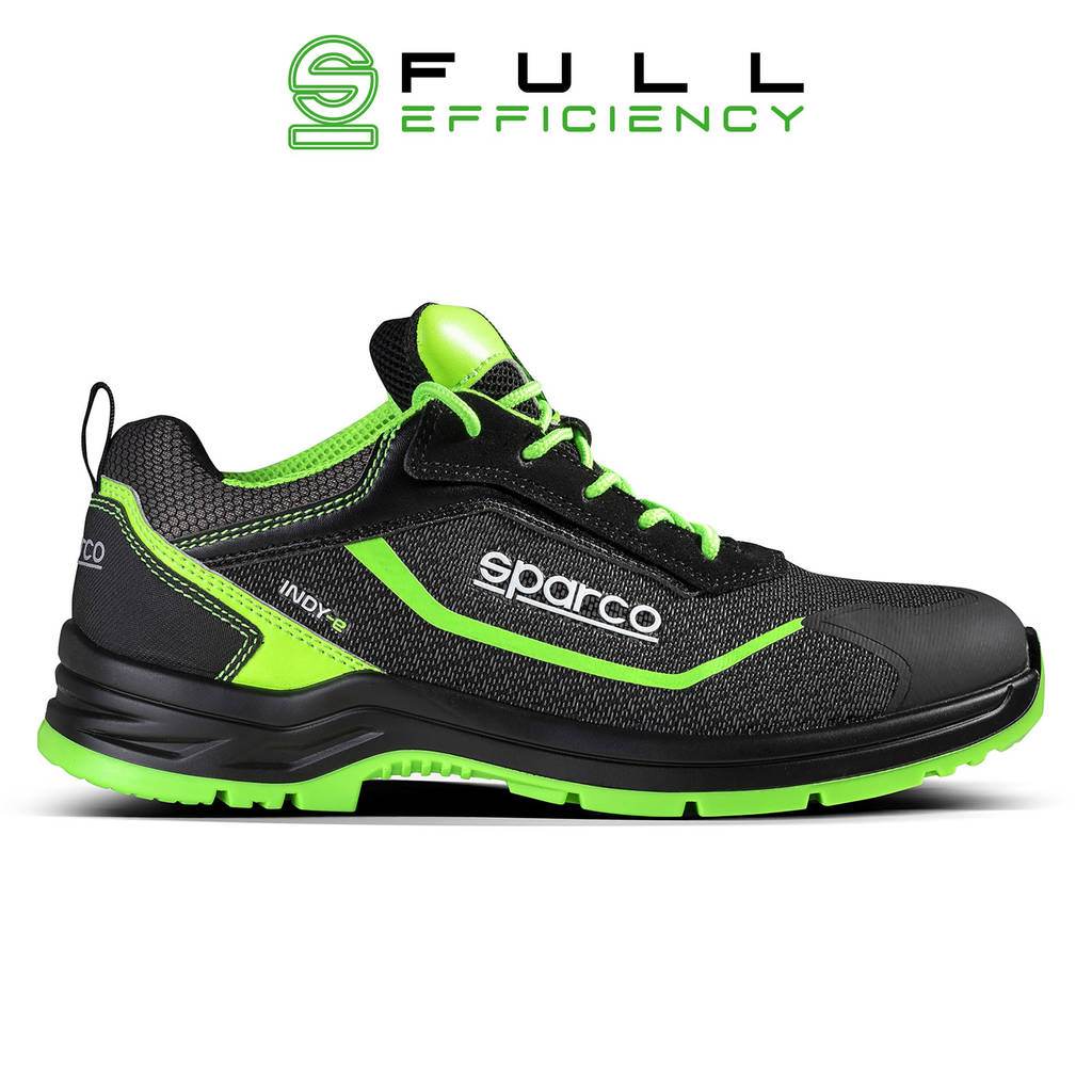 SPARCO 0754041NRVF Shoes Indy-E Forester S3 ESD Black/Green fluo 41 Photo-2 