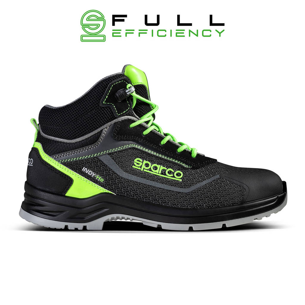 SPARCO 0754239NRVF Shoes Indy-He Ranger S3 ESD Black/Green fluo 39 Photo-2 