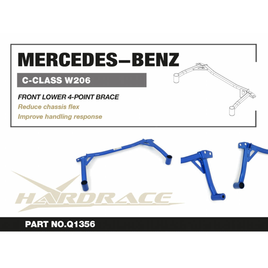 HARDRACE Q1356 Front lower brace - 1 pcs/set for MERCEDES-BENZ C-CLASS RWD 2021 Photo-1 
