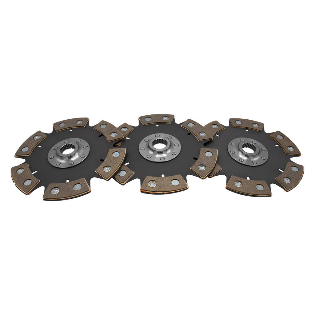 TILTON 64215-7-EEE-57 Clutch disc pack, Cerametallic, 8.5", 2 PL, 1" X 24 Photo-0 