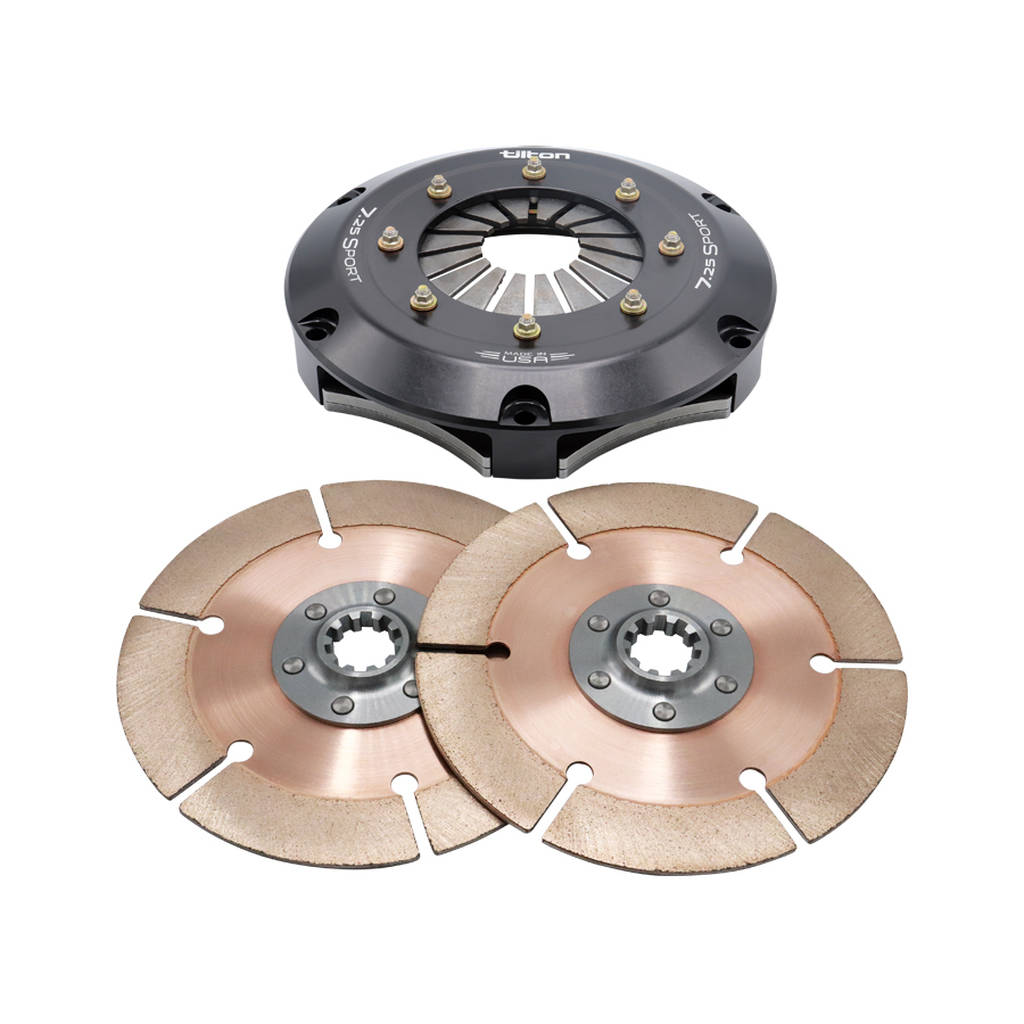 TILTON 66-902HG-06 Clutch, Sport 7.25 ,2D, Coarse Spline Photo-0 