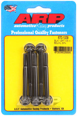 ARP 670-1009 Metric Thread Bolt Kit M6 x 1.00 x 60 12pt black oxide bolts Photo-0 