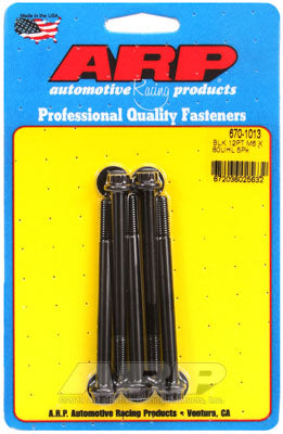 ARP 670-1013 Metric Thread Bolt Kit M6 x 1.00 x 80 12pt black oxide bolts Photo-0 