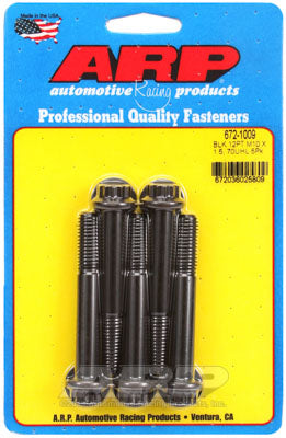 ARP 672-1009 Metric Thread Bolt Kit M10 x 1.50 x 70 12pt black oxide bolts Photo-0 