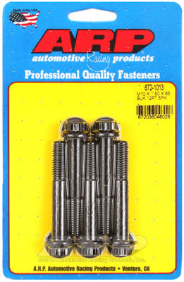 ARP 672-1013 Metric Thread Bolt Kit M10 x 1.50 x 65 12pt black oxide bolts Photo-0 