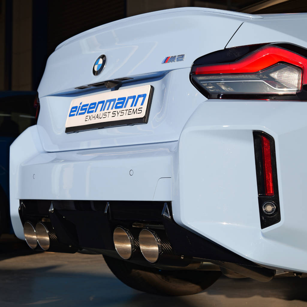 EISENMANN B5473.01104.32 Rear Muffler Sport 4 x 110 mm Aluminum Black Anodized for BMW 2 (G87) M2 Coupe Photo-1 