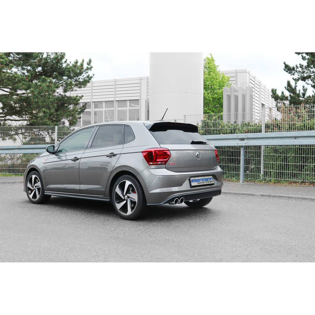 EISENMANN V2900.00902 Exhaust system Cat Back Sport 2 x 90 mm for VW Polo VI GTi 2.0 TSI Photo-2 