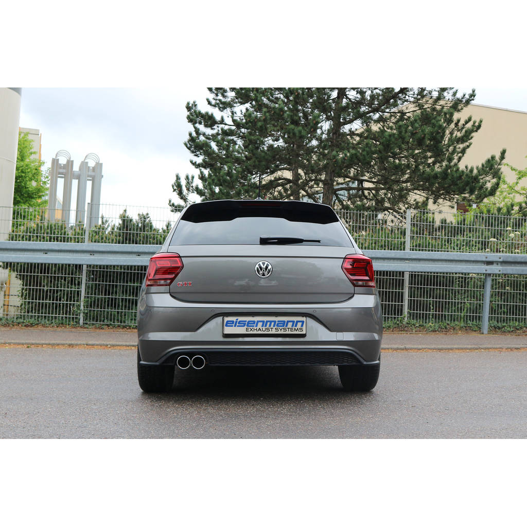 EISENMANN V2900.00902 Exhaust system Cat Back Sport 2 x 90 mm for VW Polo VI GTi 2.0 TSI Photo-3 
