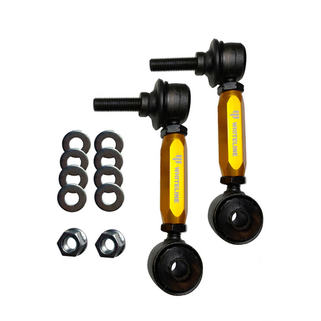 WHITELINE KLC189 Universal Anti Roll Bar Link - Ball/Bushing Style - 10mm Ball Stud 110-135mm Photo-0 