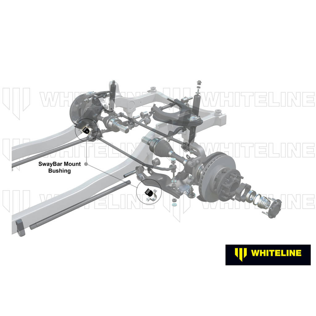 WHITELINE W23782 Sway Bar Bushing Kit - 26mm Photo-2 