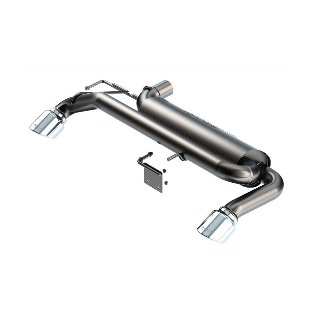 BORLA 11973 Axle-Back Exhaust System 2.75", 2.50", Touring (4.0" RD X 4.75 Tips) for FORD Bronco 2.3L i4 2021-2023 Photo-0 