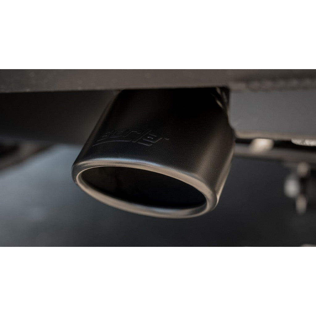 BORLA 11973CB Axle-Back Exhaust System 2.75", 2.50", Touring (4.0" RD X 4.75" Coated Black Tips) for FORD Bronco 2.3L i4 2021-2023 Photo-2 
