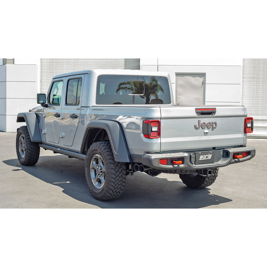 BORLA 60701CB Tip Kit 3.5" RD X 6", Black Ceramic for JEEP Gladiator (JT) 3.6L V6 2020-2023 Photo-1 