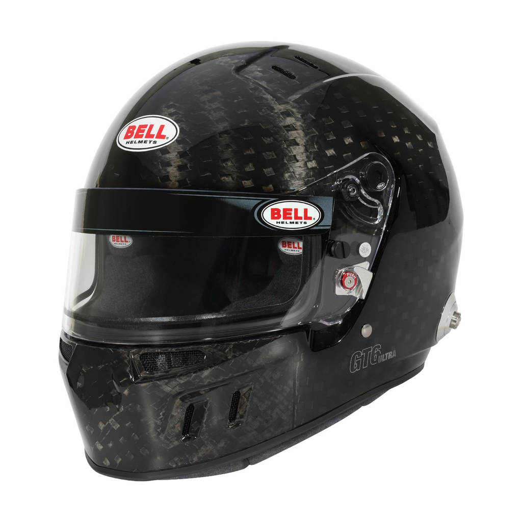 BELL 1239198 Full-Face Helmet GT6 Carbon HANS, FIA 8859-2024 / SA2020, Size 59 (7 3/8) Photo-0 