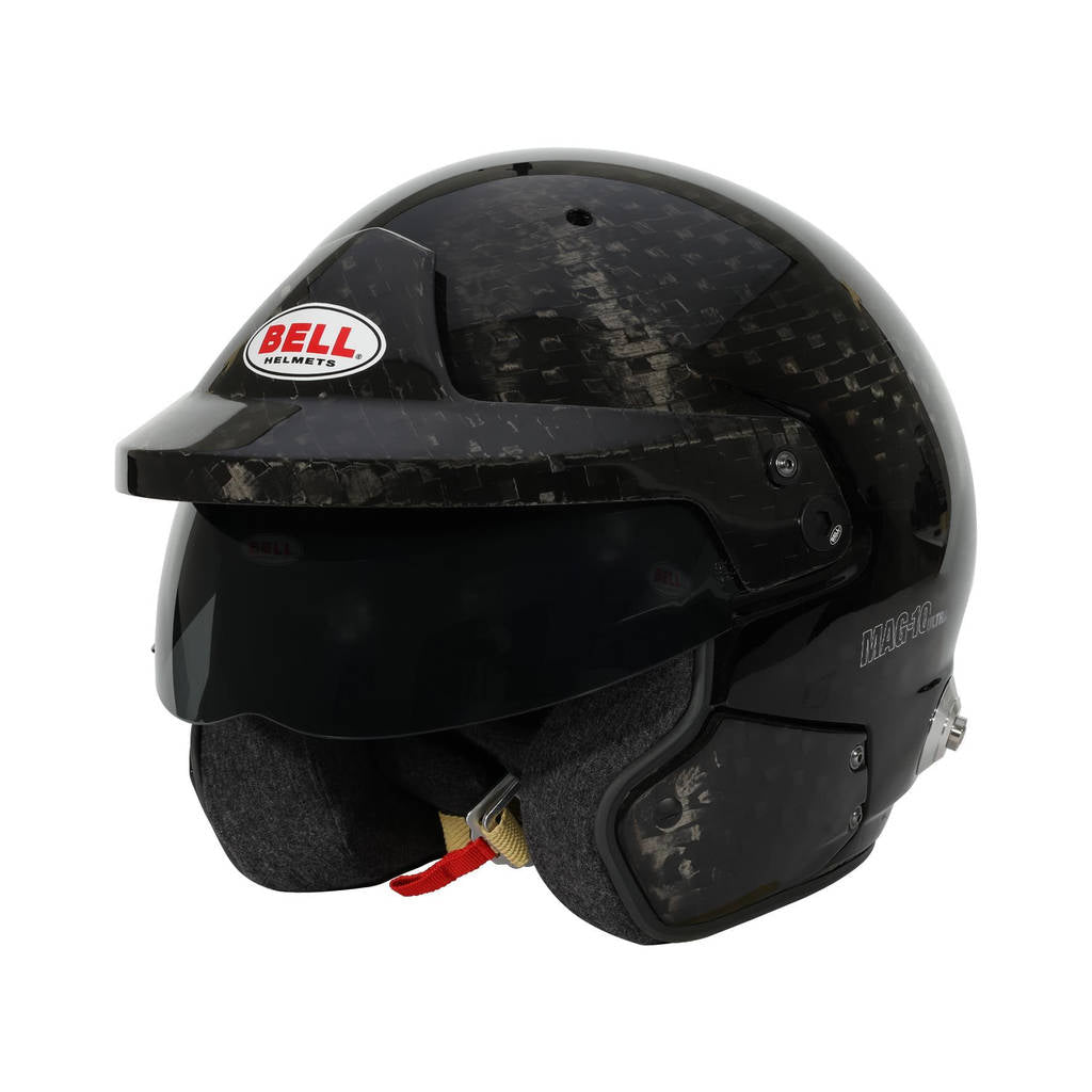 BELL 1245221 Open-Face Helmet MAG-10 Carbon HANS, FIA 8859-2024 / SA2020, Size 61 (7 5/8) Photo-0 
