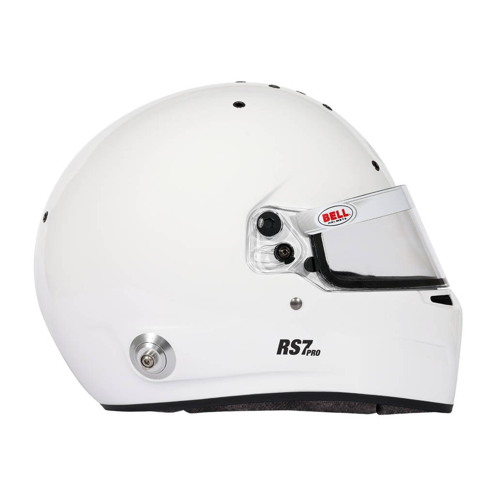 BELL 1310B30 Full-Face Helmet RS7 Pro HANS, White, FIA 8859-2024 / SA2020, Size 60 (7 1/2) Photo-2 