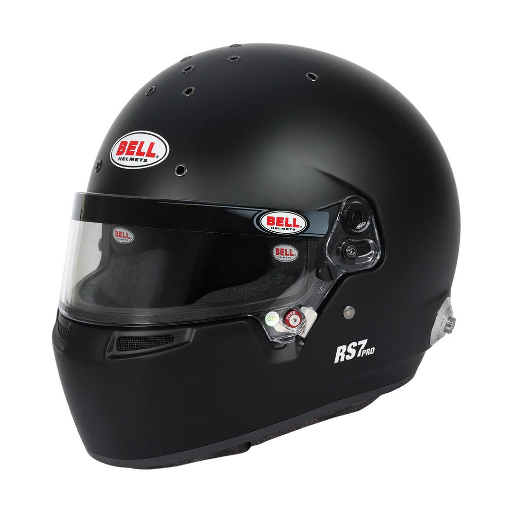 BELL 1310B47 Full-Face Helmet RS7 Pro HANS, Matte Black, FIA 8859-2024 / SA2020, Size 58 (7 1/4) Photo-0 